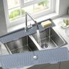 Küche Bad Silikon Wasserhahn Ablaufmatt Wellenförmige Wasserführung Spritzschutz Faltbare Trockenmatte Für Schwamm Tuch Aufbewahrung Spüle