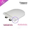 One-Button Quick-Release Soft-Close Thickened U-Shaped Toilet Seat