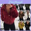 Luxurious Women's Teddy Bear Coat Jacket Winter Warm Hooded Fur Fluffy Outwear Overcoat