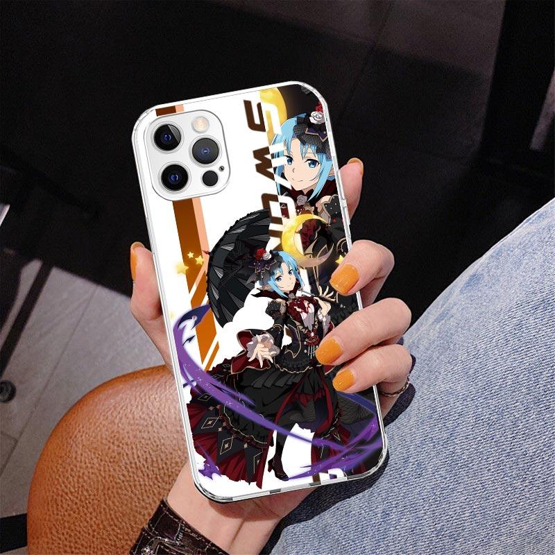 Anime Sword Art Online SAO Phone Case For iPhone 17 Air 16 Pro Max 16E 15 + 14 Plus 11 12 13 Mini 7 8 SE Gift Print Cover Fundas