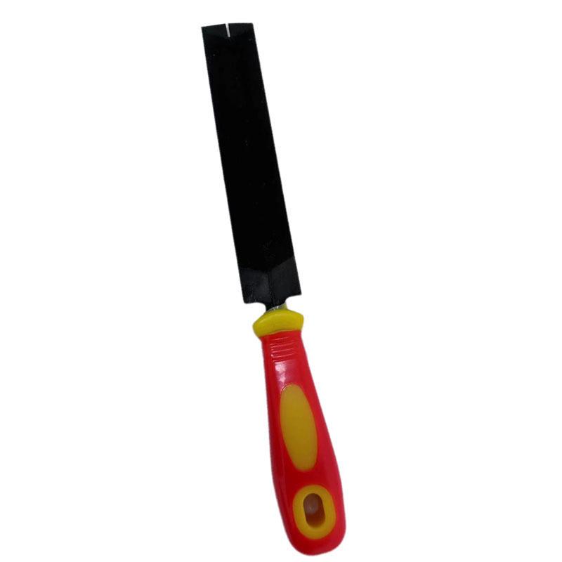 6 Coarse-Tooth Triangular Steel Rhombus File & Sharpener