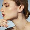 6pairs/set 3-8mm Stainless Steel Stud Earrings With Sparkling Hypoallergenic Cubic Zircon For Men And Women
