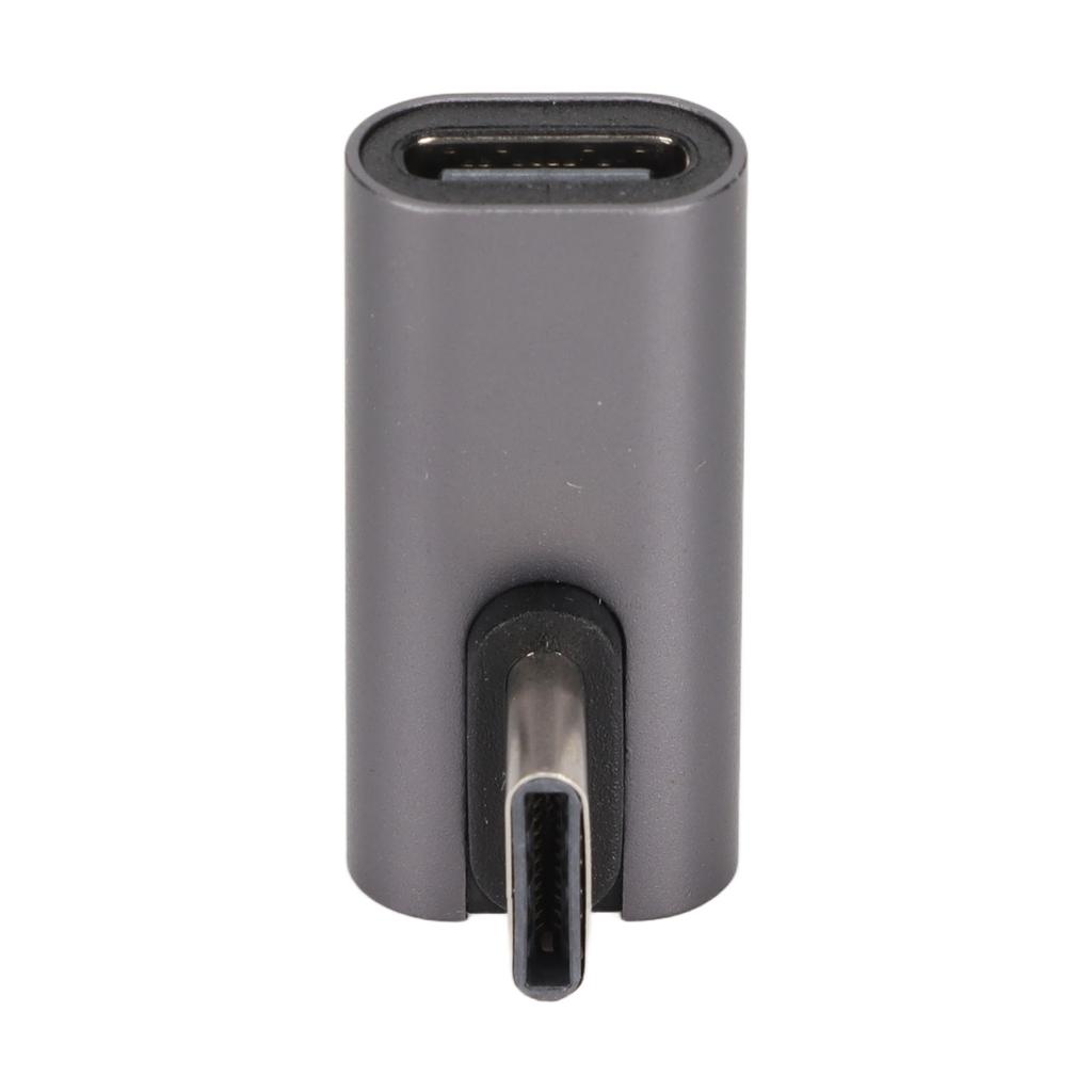 Type C Male to Female Adapter 10Gbps Aluminum Alloy Compact Type C Adapter for Laptops Tablets Smartphones