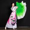 Długi Imitacja Chiński Krótki Fan do Tańca Brzucha Ręcznie Malowany dla Dorosłych Dzieci Kobiet