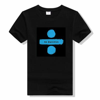 Ed Streetwear Harajuku Algodón Unisex'S Camiseta Unisex Sheeran Divide Camisetas Unisex moda verano moda Tops de cuello redondo camiseta