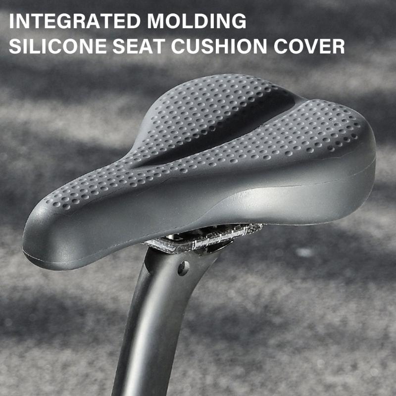 Hollows Out Bike Seats Cushions Shock Absorption Bicycles Silicones Cushions Seats for Long Distances Cycling