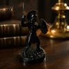 Detailed Muscle Armor Figurine 3D Printed Female Gladiator Statue, Spartan Woman Warrior with Collectible Statue Shield, Historical Desktop