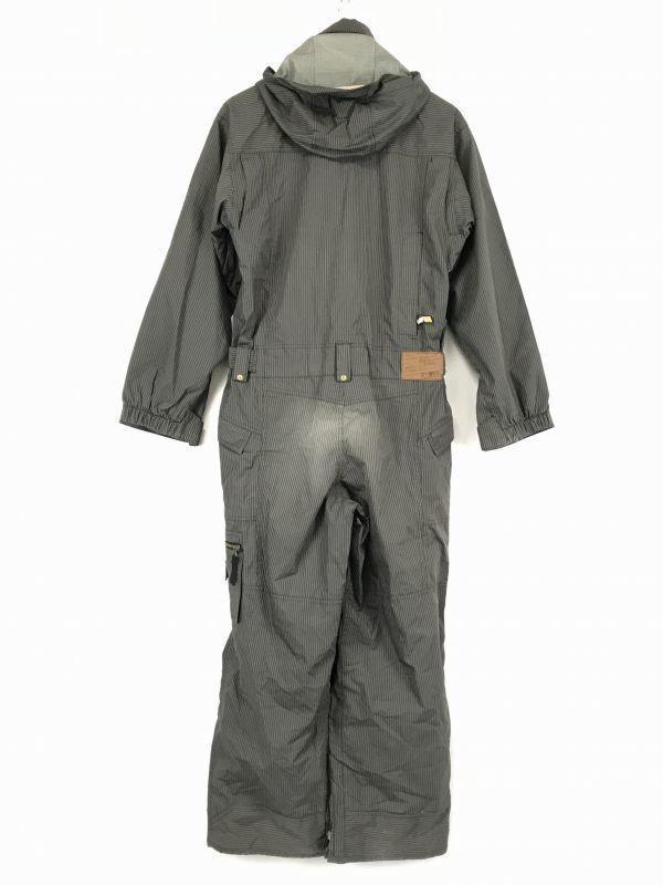 Phoenix/X-NIX/Abnehmbare Kapuze/Snowboard/Skianzug/Einteiler/Damen S/Grau/Streifen/(GEBRAUCHT)