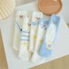 Duck Sleeping Socks Simple Sweet Female Hosiery Cute Floor Socks Coral Fleece Socks Mid-tube Socks