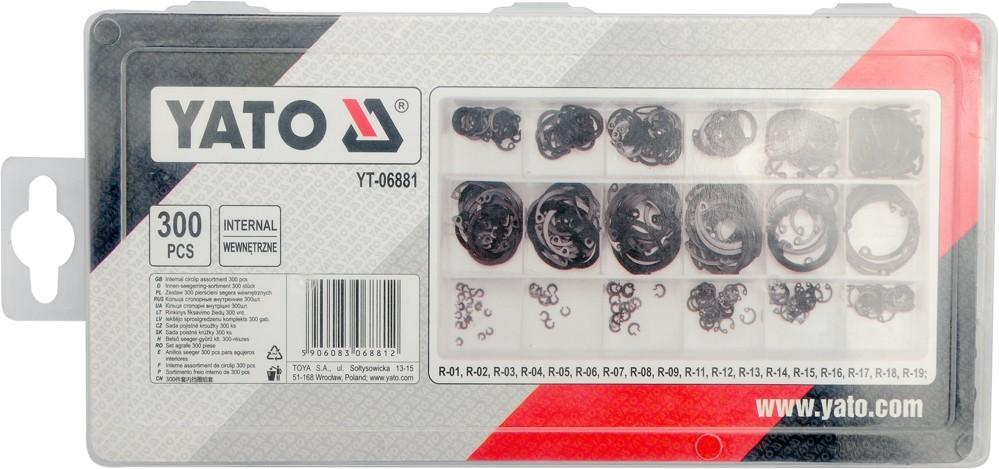 SET OF INTERNAL RINGS 300 PCS. YT-06881 YATO