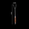 Fishing Meat Hook Stainless Steel Material Pear Wood Handle Hook Roast Bacon Roast Duck Marinated Meat Double Hook Meat Fork