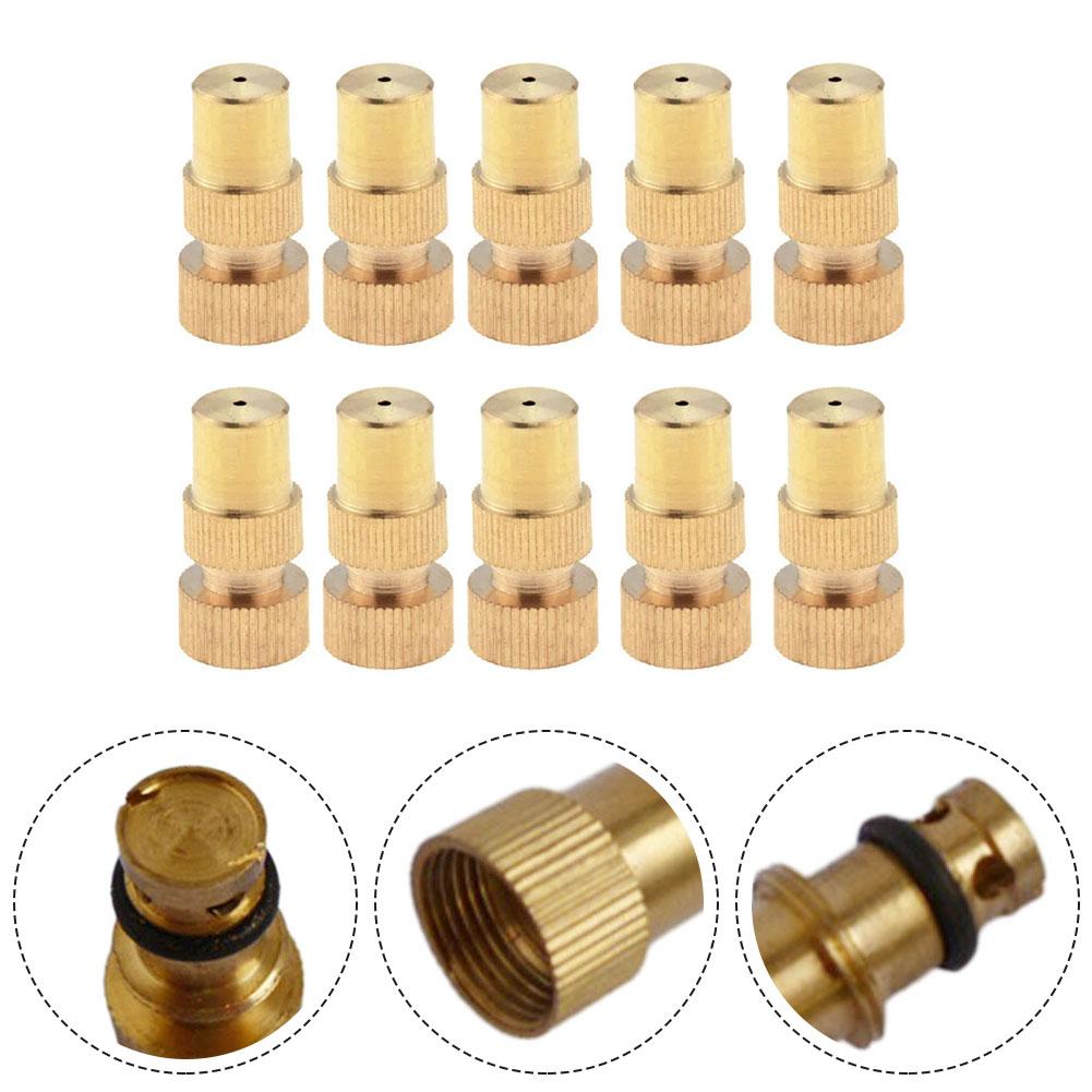 10Pcs M14x1.5 Brass Adjustable Height Agricultural Mist Spray Nozzle Garden Electric Tool For Gardeners And Farmers Alike