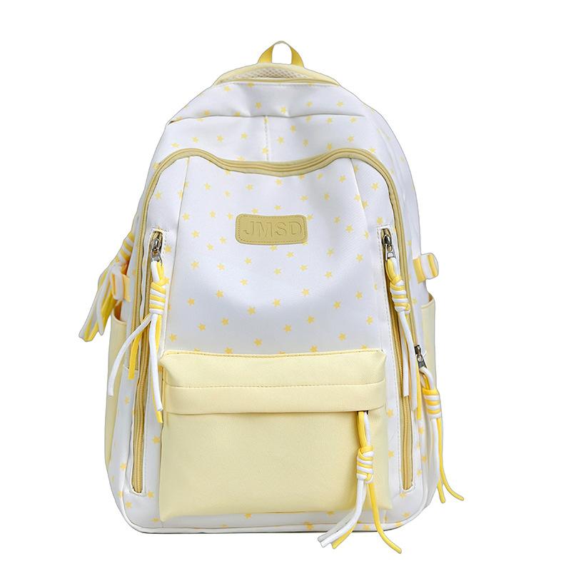 Schoolbag small fresh schoolbag female college student Korean version ins cute computer backpack junior high school high school student large capacity