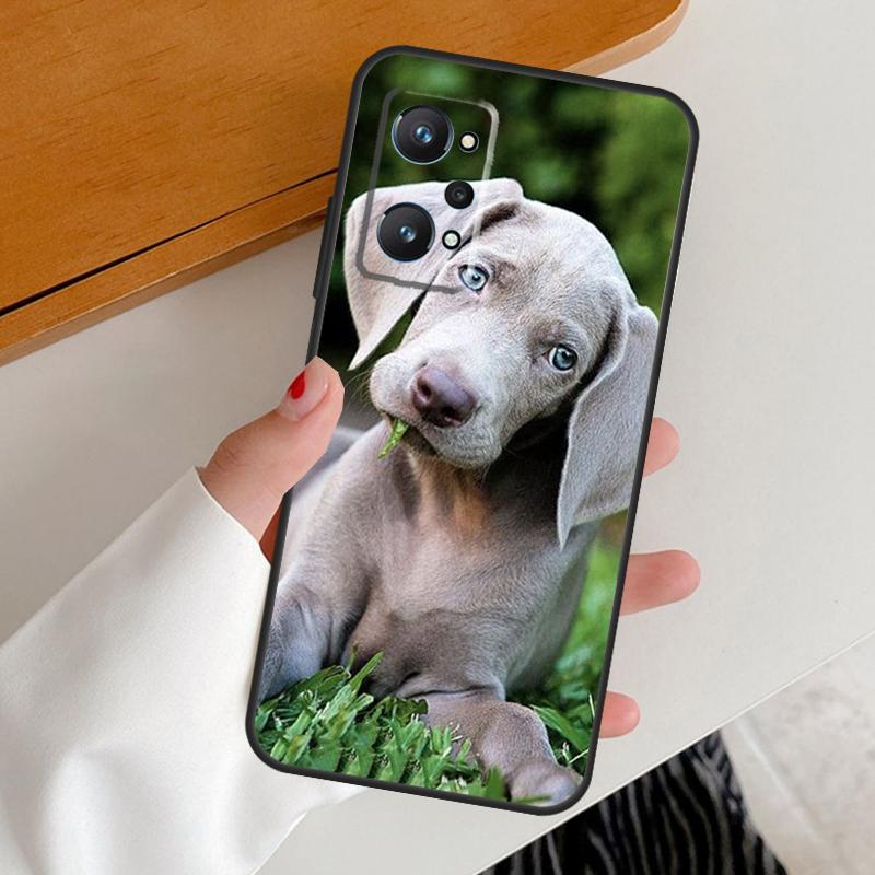 Weimaraner Dog For Realme 12 Pro Plus 11 10 9 C67 C55 C53 C51 C31 C35 C33 C30 C21Y C25s GT5 GT Neo 6 Case