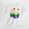 Rainbow Panda Tshirt Tops Tee, Cute Animal Shirt, Funny Graphic T-Shirt, Gift for Animal,