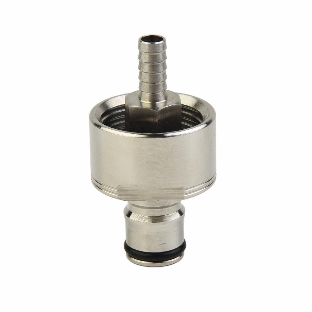 304 Stainless Steel Carbonation Cap 5/16 Inch Barb, Ball Lock Type, Fit Soft Drink PET Bottles, Homebrew Kegging