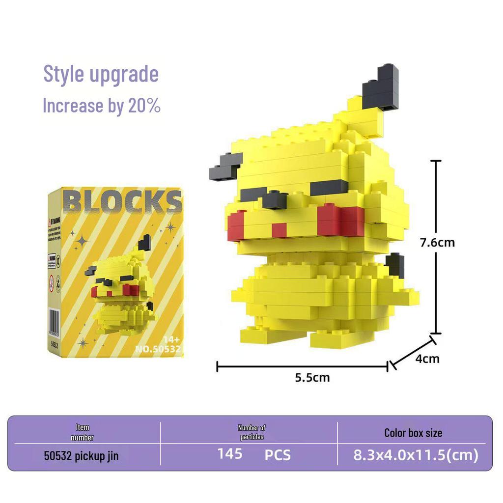 Children's 3D Puzzle Building Blocks - Compatible with Lego, Educational Toys for Girls