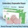 Disposable PVC Gloves for Permanent Makeup, Microblading, and Tattooing - 100 Count