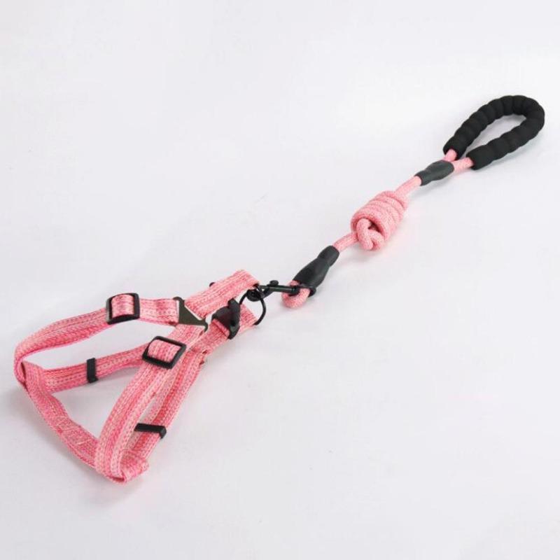 Fashion Pet Dog 120cm Small Medium Harness Chest Strap Collar Leash Traction Rope