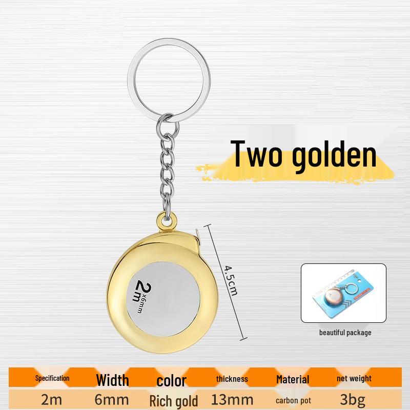 Ruletă Compactă 2M din Oțel Moale - Riglă de Buzunar Portabilă de Înaltă Precizie