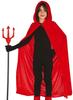 Red Devil Vampire Hooded Cape 100cm