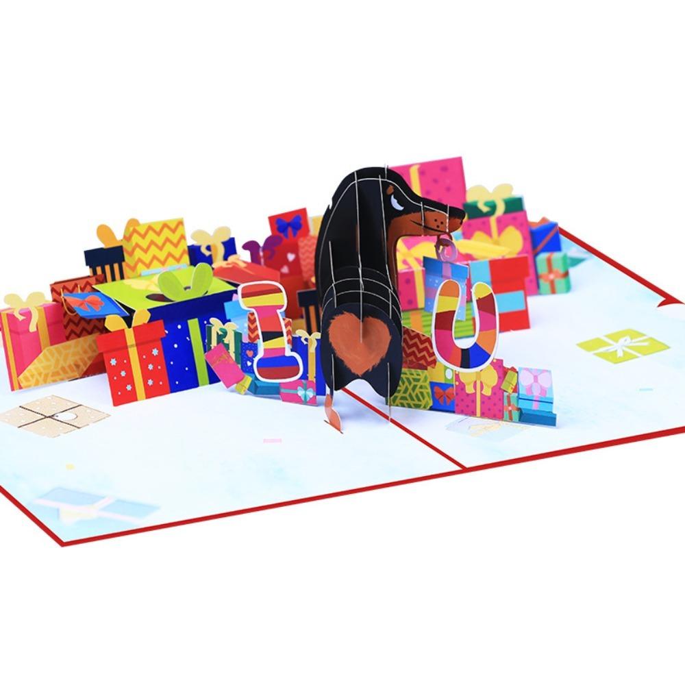

Бумажная поздравительная открытка ручной работы 15*15/15*20 CM 3D Paper Gift Cards Girl