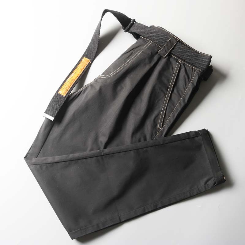 Export Surplus Stock, Label-Cut, Summer Thin Casual Cropped Pants for Men, Loose Straight-Leg Trendy Versatile Sports Pants Black(S Casual Pants 2132) EUR29