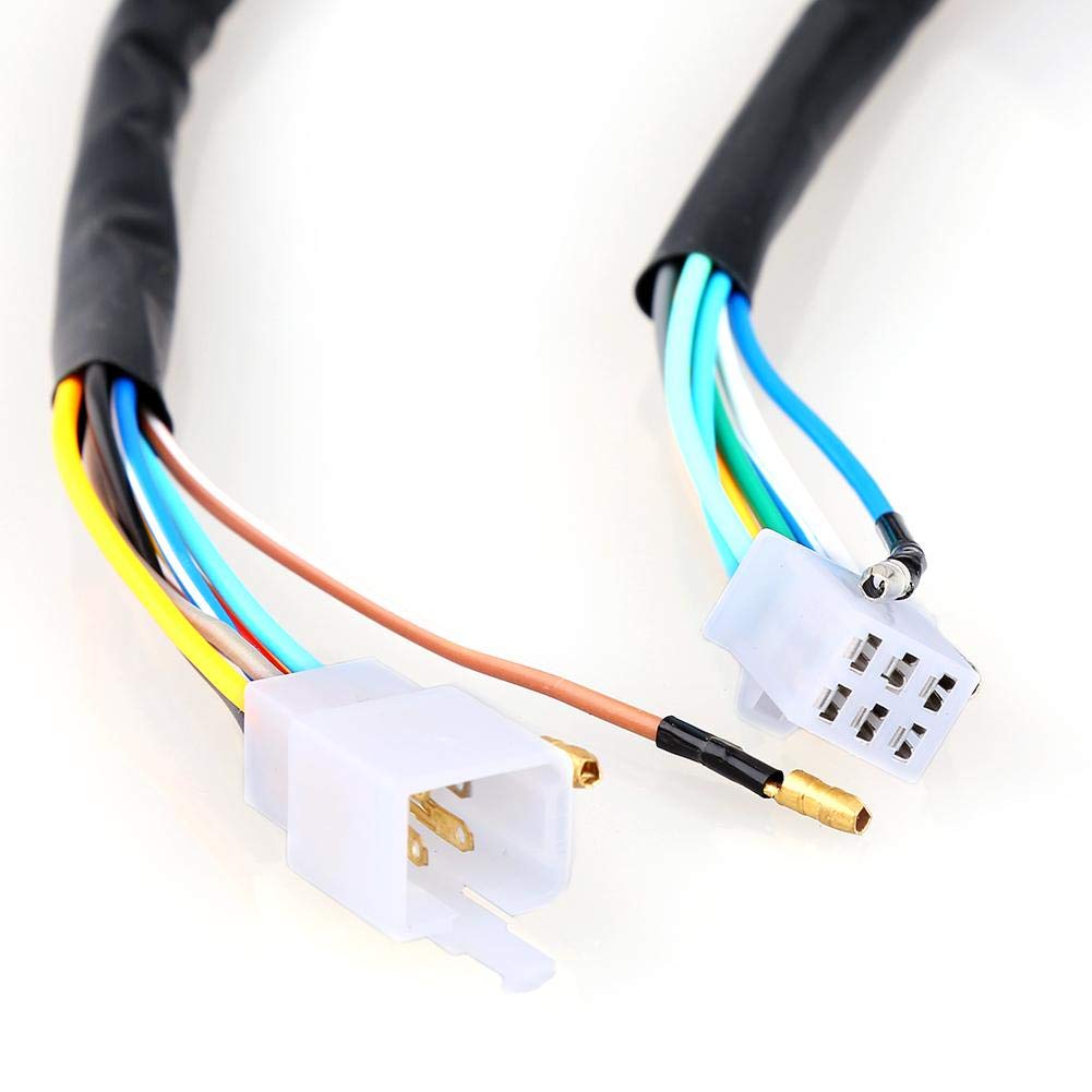 Pair Left & Right Motorcycle Switch Controller Left and Right Handlebar Switch Multifunction Head