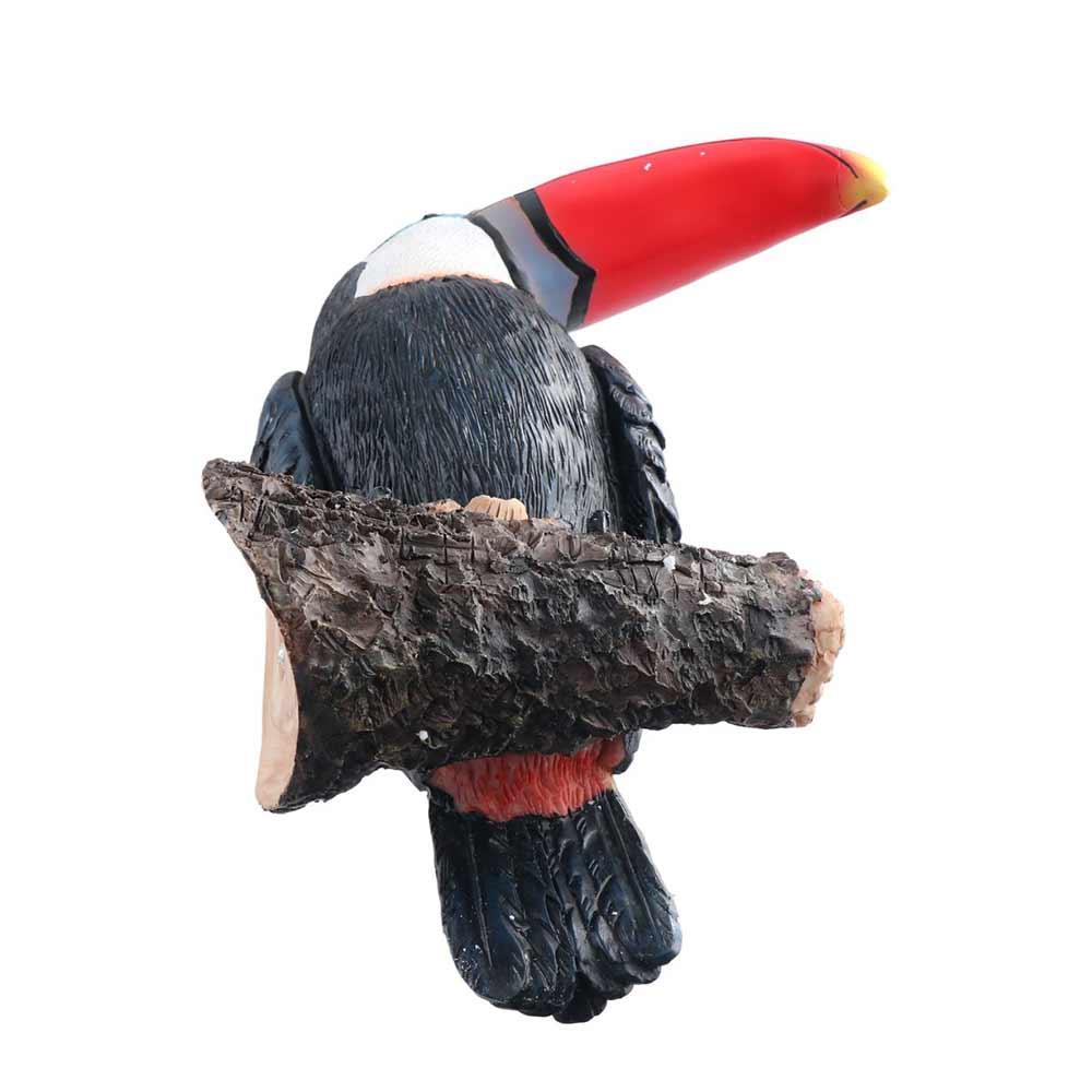 Realistic Toucan Bird Figurine Bird Model Bird Figurine Cute Toucan Tree Hugger Statue  Living Room