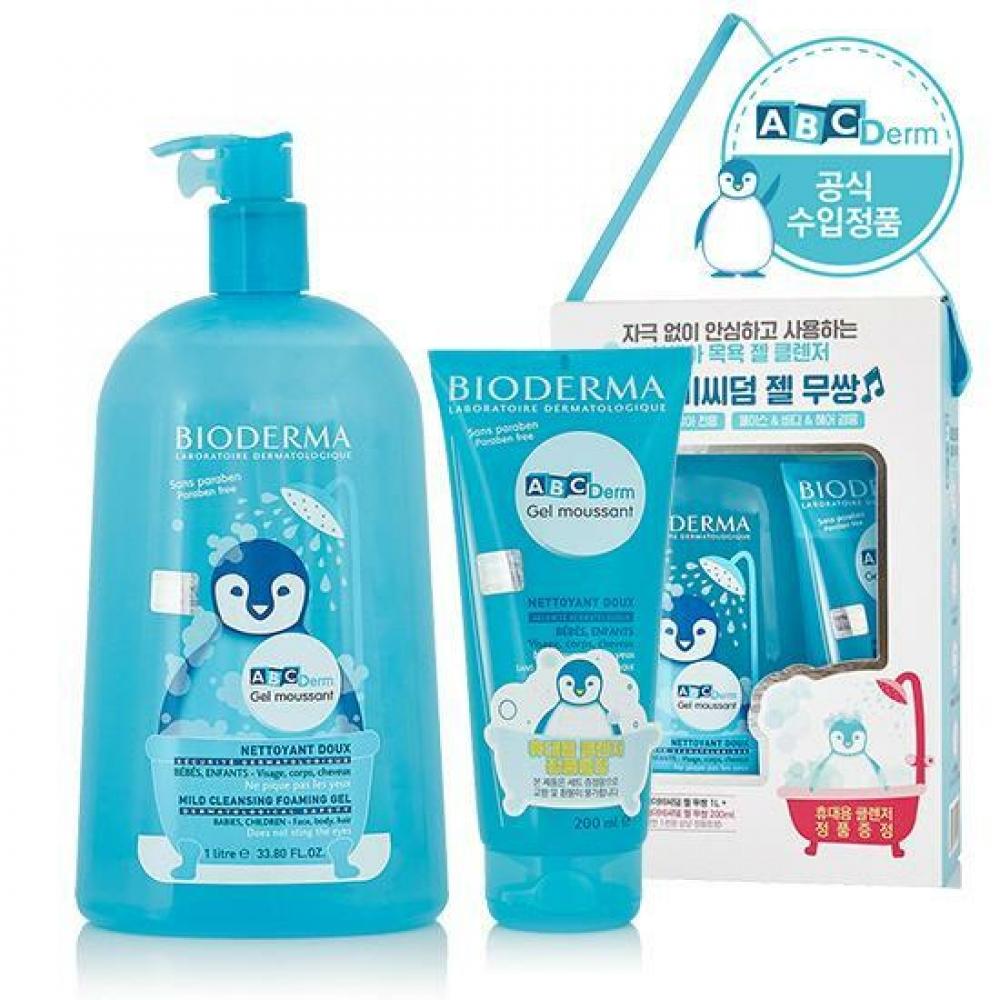 

Bioderma ABCderm Гель Муссан (1л+ 200мл)