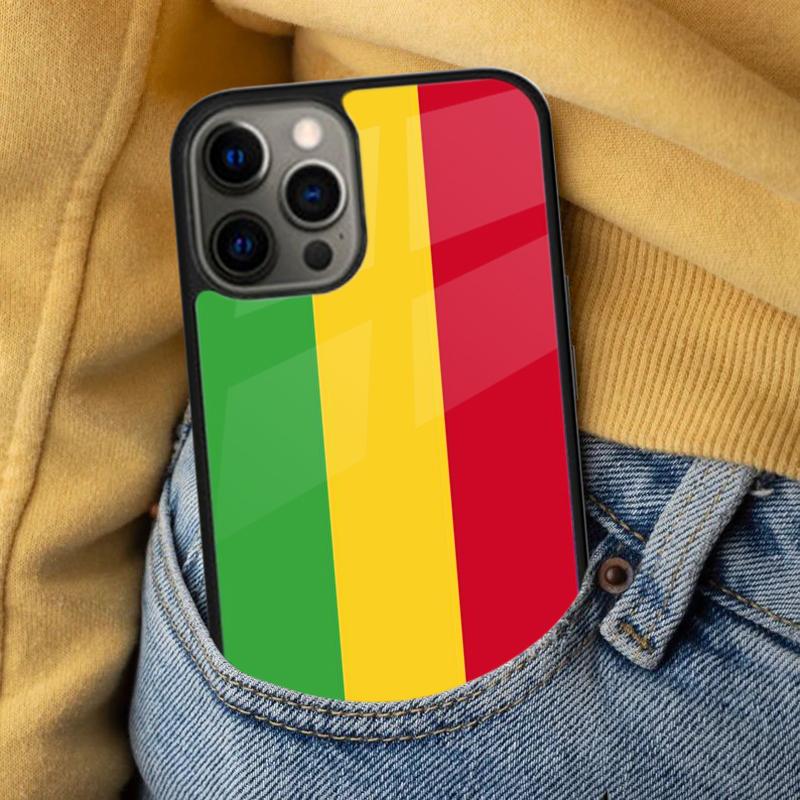 Mali Flag Soft Phone Case for iPhone 17 Air 16e Pro max 15 Pro 13 14 Plus 11 12 MagSafe Magnetic Coque