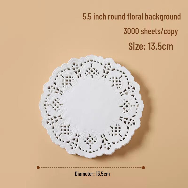 Changbaosen Round Floral Oil Absorbing Paper for Baking & Frying