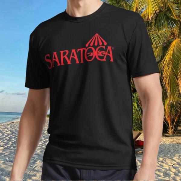 New Shirt Saratoga Springs Race Track Sticker Active T-Shirt Funny Size S to 5XL 4XL