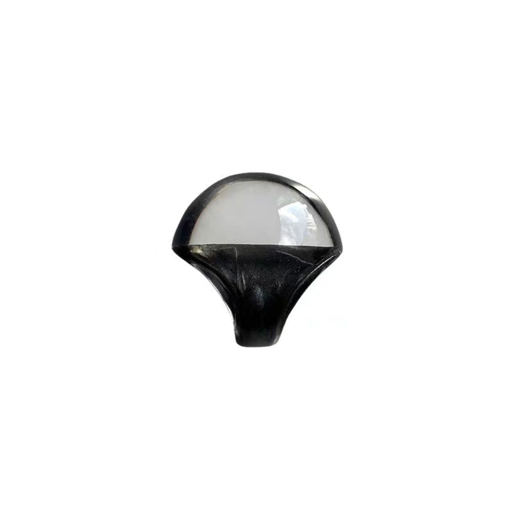 Geometry Resin Oval Rings Vintage Women's Jewelry Unique Exaggerated Ring  Winter