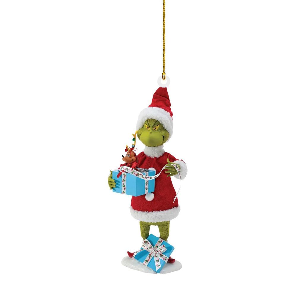 Christmas Tree Ornaments Acrylic Pendants Fun Green Car Home Decoration Hanging Ornaments