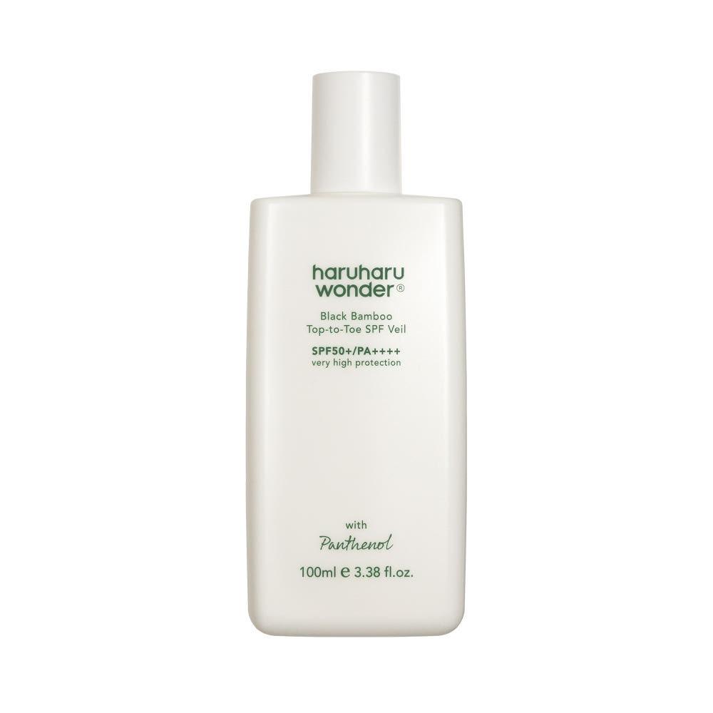 Haruharu WONDER Schwarzer Bambus Kopf bis Fuß SPF Schleier Sonnenschutz UV-Schutz Feuchtigkeitsspendend 100ml