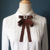 Stylový stužkový límec Motýlek Elegantní ozdoba košile pro módní dámské halenky