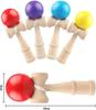 Heculos Kendama Set of 4 (Red, Blue, Yellow, Purple) Kendama for Kendama Classes, Practice, and Competition