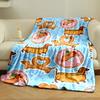 Dachshund Donut Hotdog Blanket Bedroom Blanket for Livingroom Couch Lunch Break Soft Throw for Friend's Festival Gift