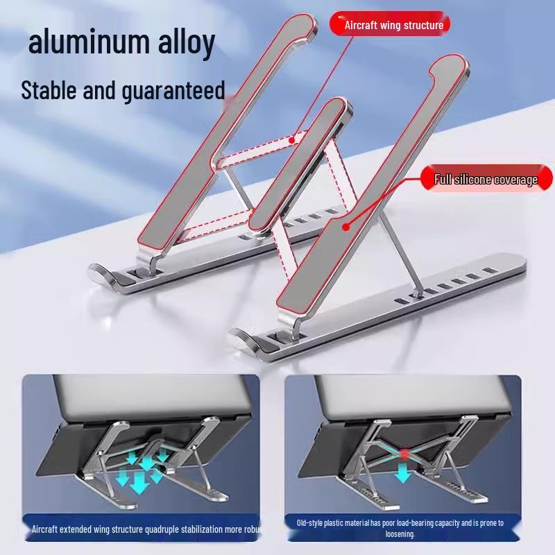 Portable Laptop Stand with Wireless Charging