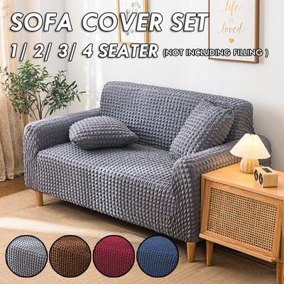 1 2 3 4 Seater Floral Elastic Sofa Dust Cover Soft Sofa Couch Covers Stretch Slipcover Protector