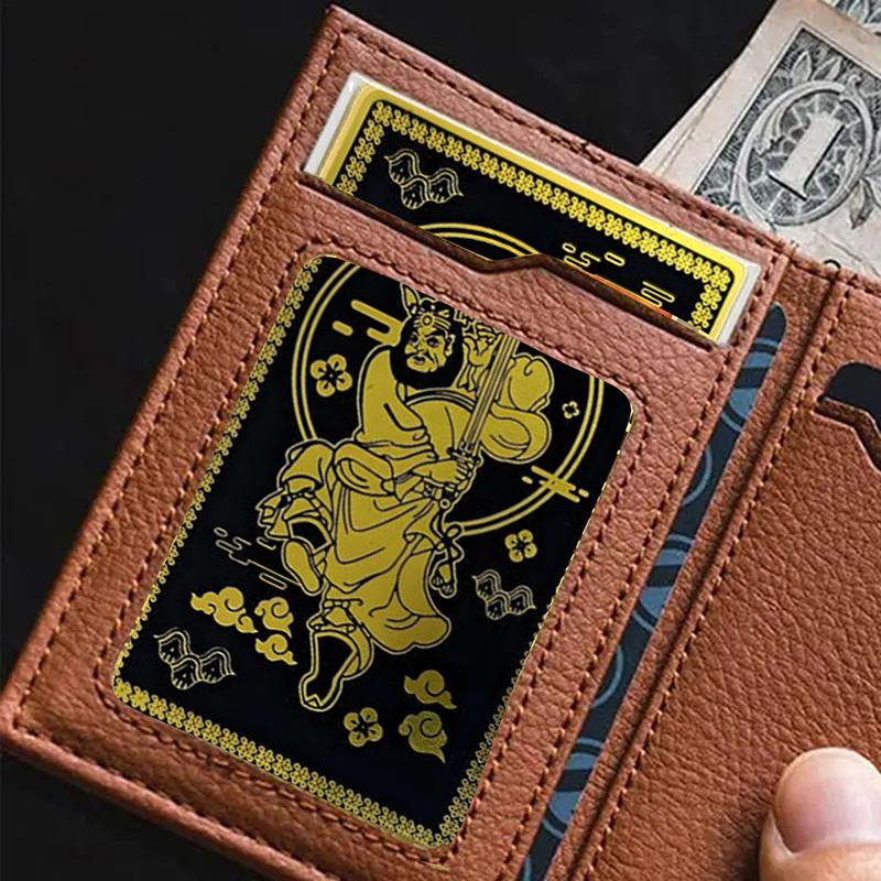 Nachtbeschützer Chung Kwei Fengshui Karte Nachtschatten Schutz Metall Fengshui Amulett Karte Glücksbringer Karte Für Zuhause & Büro