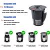 Coffee Filter Cup Powder Bowl Coffee Grounds Filtering Tool Plastic Texture Coffee Strainer Suitable for Coffee Machine