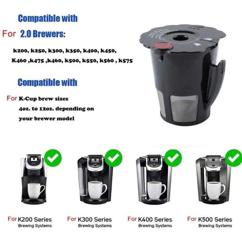 Coffee Filter Cup Powder Bowl Coffee Grounds Filtering Tool Plastic Texture Coffee Strainer Suitable for Coffee Machine