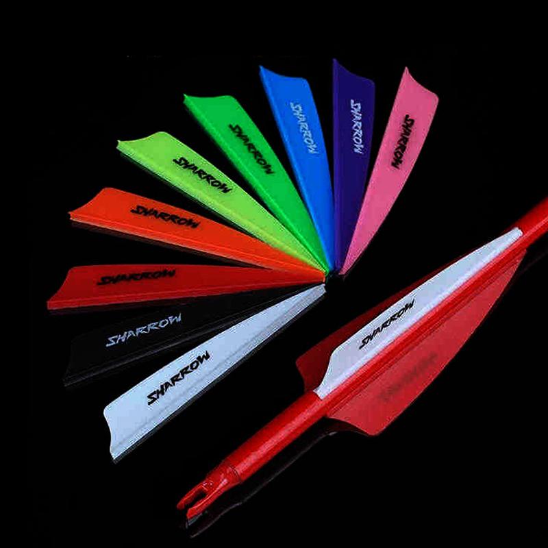 50Pcs 3 Inch Archery Arrow Feather Feather Rubber Vanes Fletching For Aluminum Fiberglass Carbon Arrow Shaft Accessories