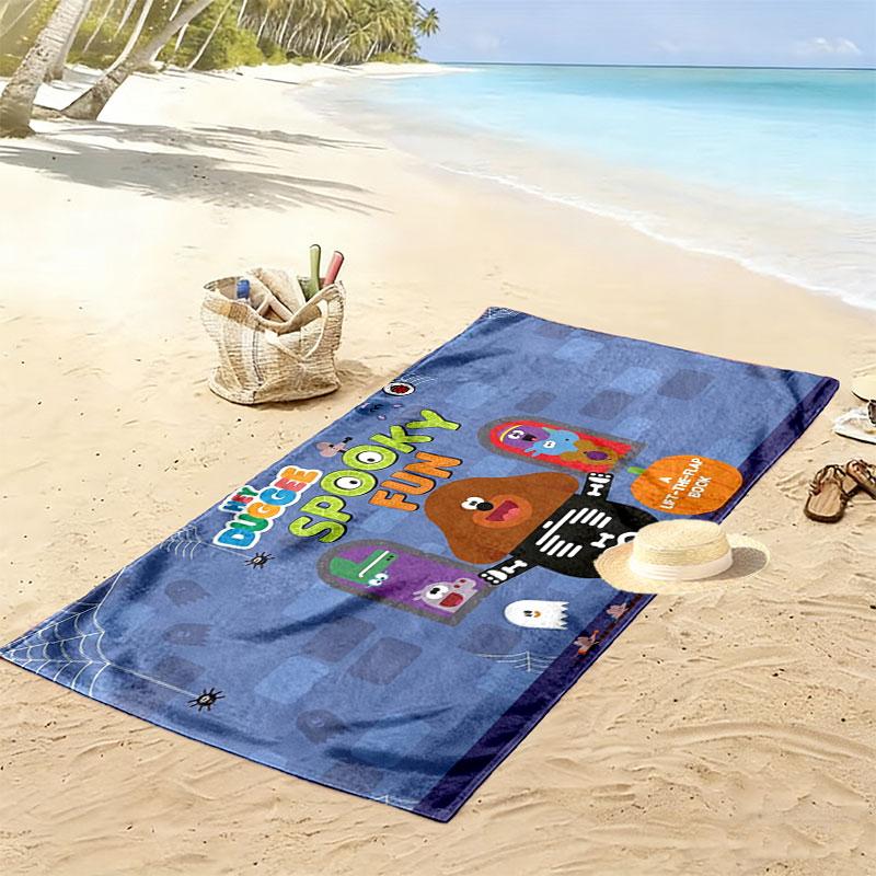 Hey Duggee Print Beach Towel, Large Soft Quick Dry Towel for Beach Camping Swimming