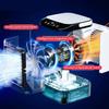 3 Speeds Miniature Air Conditioner USB Powered Ice Box Coolers with Night Light Practical Desktop Cooling System