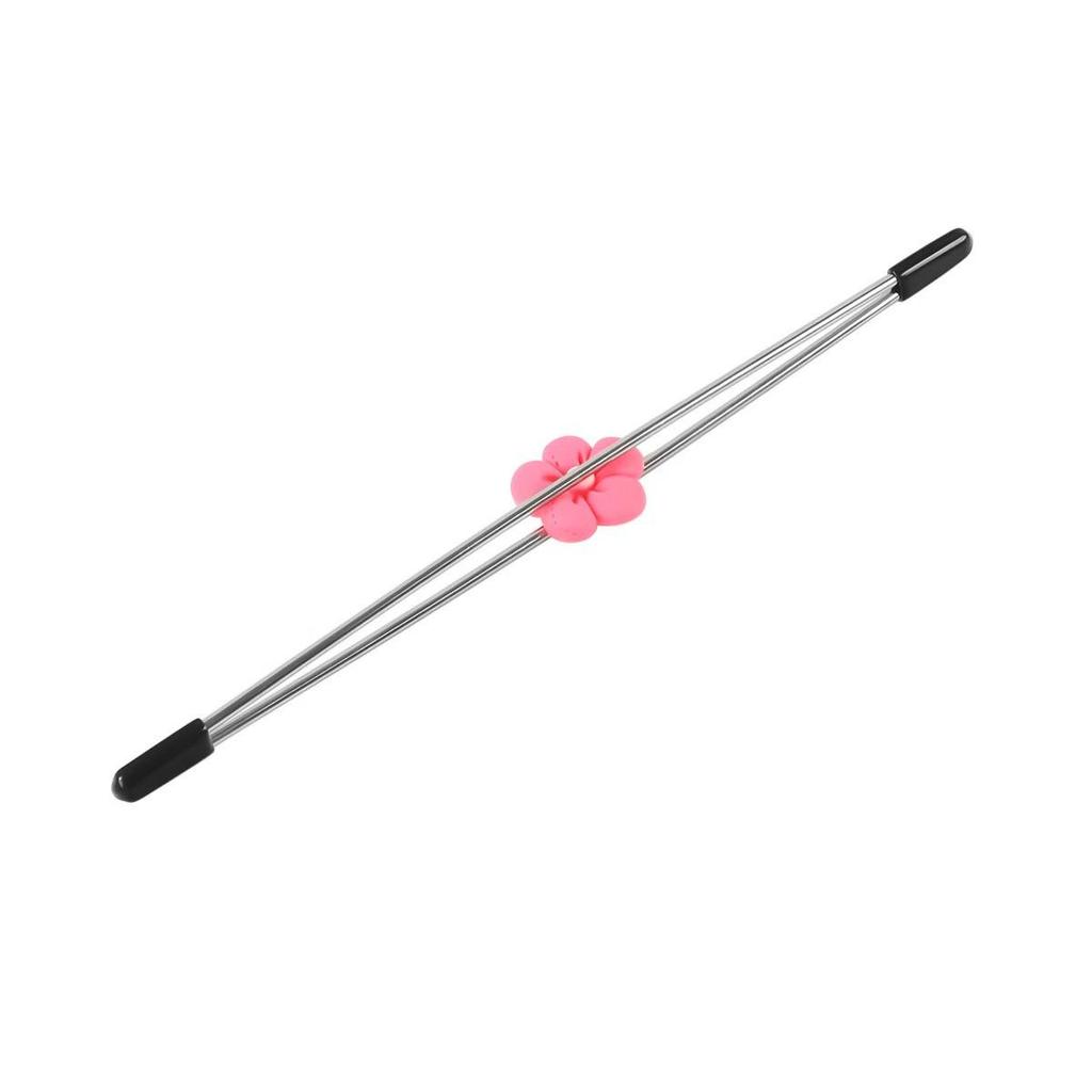 Slim Metal Nipple Clamps with Breast Massager for BDSM and Female Stimulation