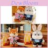 Zootopia Judy And Nick Plush Dolls Set With Short Pile Fabric For Kids And Collectors