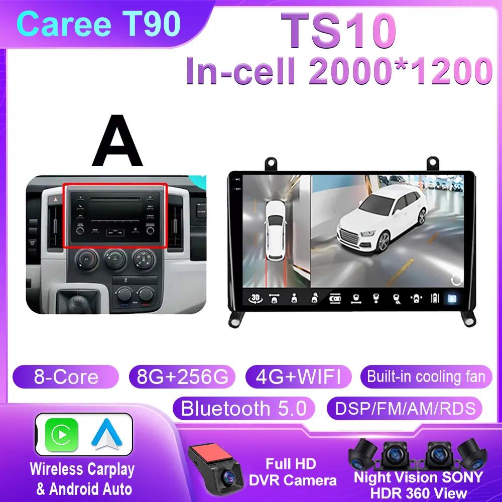 Android 14 For Toyota Hiace H300 VI GranAce I 2019 - 2022 Car Radio Multimedia Stereo Player GPS Audio Screen DSP QLED 4G WIFI